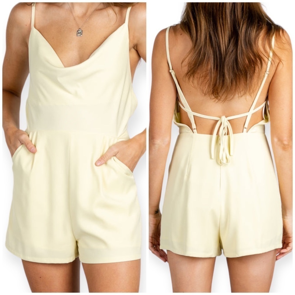 American Threads Cowl Neck Romper - Small